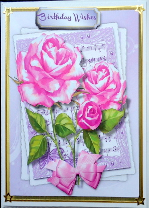 Beautiful Roses on Sheet Music  by Mary Murphy