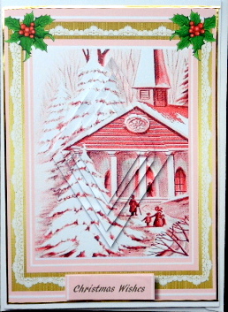 Lovely Pink Diamond Pyramid ,going to Church  by Mary Murphy
