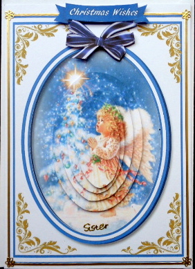 Lovely Pyramid Praying Angel by Mary Murphy