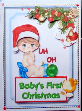 Lovely Baby Boys First Christmas  by Mary Murphy