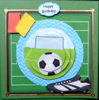 Football Circle Pyramid by Mary Murphy