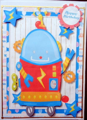 Birthday Space Robot Machine,2 by Mary Murphy