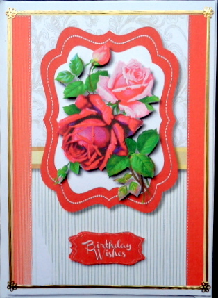 Beautiful Roses on a Bracket Mat  by Mary Murphy