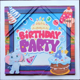 Cute Characters Age Birthday Card Front 4 by Mary Murphy