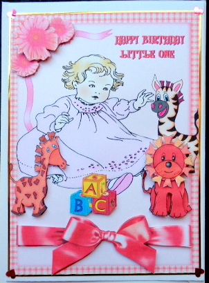 Baby Birthday Girl by Mary Murphy