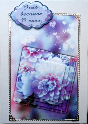 Because I Care Dahlia Blue by Mary Murphy