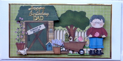 Dad's Garden Shed by Mary Murphy