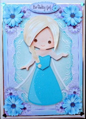 Beautiful Blue Ice Queen by Mary Murphy