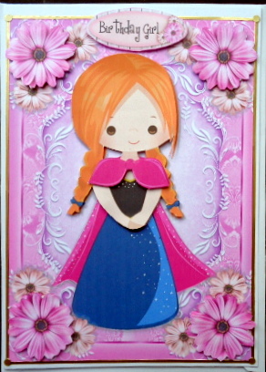 Beautiful Pink & Blue Princess by Mary Murphy