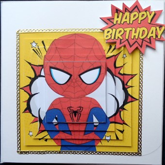 Super Hero Spider Man Pyramids by Mary Murphy