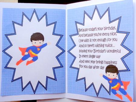 Superhero Boy A5 Insert by Mary Murphy
