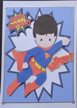 Kapow! Wham! Take That! Superhero Boy A5 by Mary Murphy