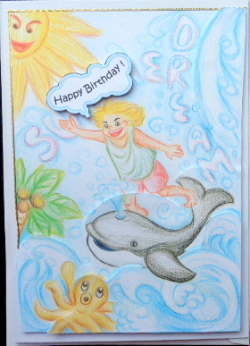 Summer Dream at the Coast-stacker Card by Mary Murphy