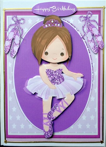 Lovely Brown Haired Ballerina  by Mary Murphy