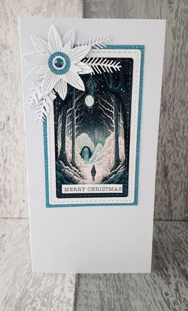 Winter wonderland forest by Mary Thomsen