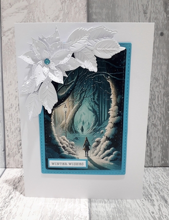 Winter wonderland forest by Mary Thomsen