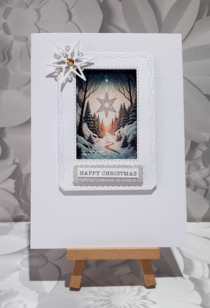 whimsical fantasy Christmas star. by Mary Thomsen