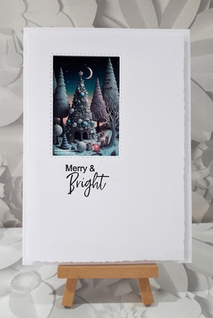 whimsical fantasy Christmas tree. by Mary Thomsen