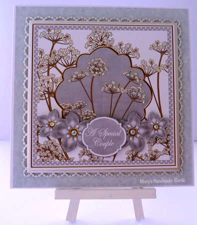 Silver Forget Me Knot Special Couple 7in Time Topper by Mary Thomsen