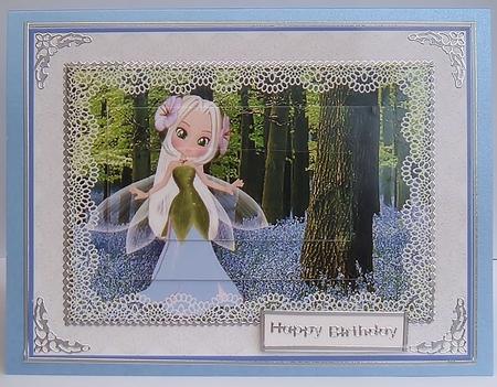 Bluebells and Lace Fairy by Mary Trueman