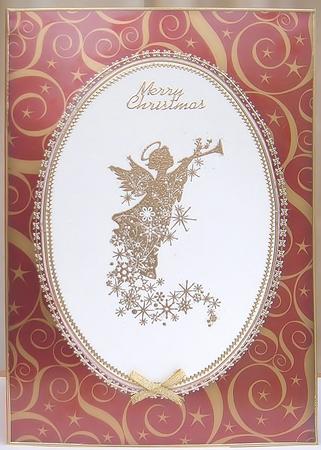Rich Shades Swirls & Stars Frame Effect Card Fronts by Mary Trueman