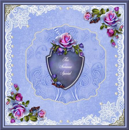 Just for You (blue) by Mary Jane Harris