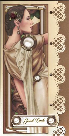 Art Deco Lady Pandore Dl (gold) by Mary Jane Harris