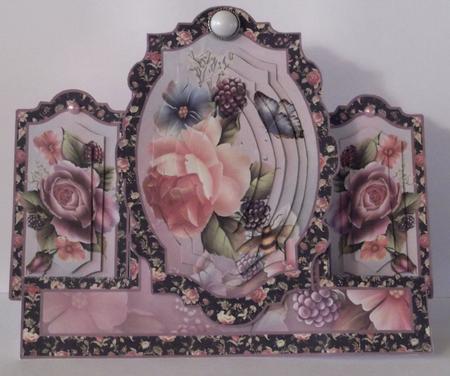 Layered Centre Stepper - English Roses by Mary Jane Harris