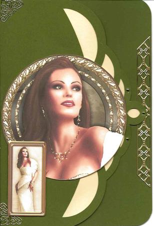 Art Deco Lady Pearl (cream) Topper Sheet by Mary Jane Harris