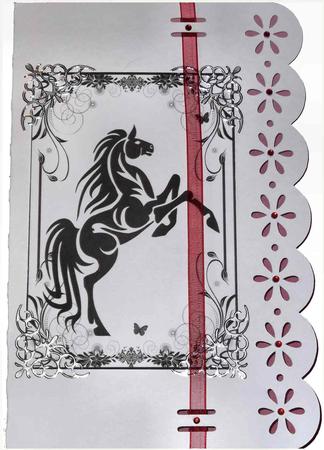 Silhouette Horses by Mary Jane Harris