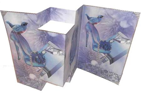 3 Panel Readers Card by Mary Jane Harris