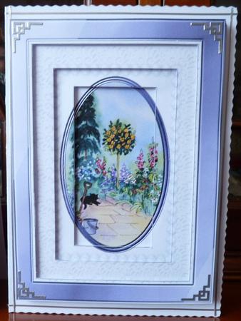 Original Watercolour - Victorian Garden 2 by Mary Tidbury