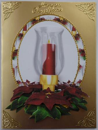 Pinsettias by Candlelight by Mary Tidbury