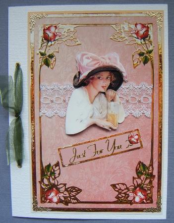 Rose Framed Toppers by Maureen Garrigan