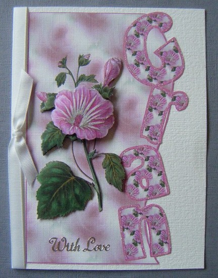 Pink Flower Gran by Maureen Garrigan
