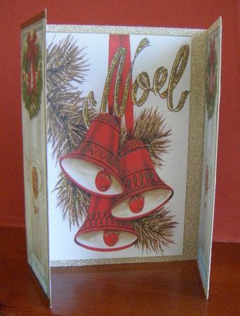 Noel Thru the Door Gatefold by Maureen Garrigan