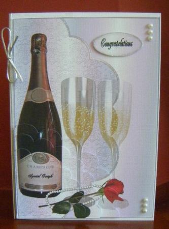 Champagne Special Couple by Maureen Garrigan