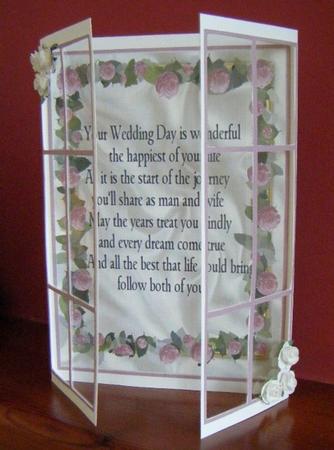 Wedding Verse, French Door Gatefold by Maureen Garrigan