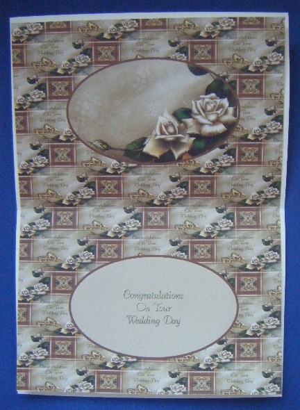 Rings and Roses Wedding Day Insert by Maureen Garrigan