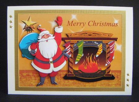 Christmas Santa by Maureen Garrigan