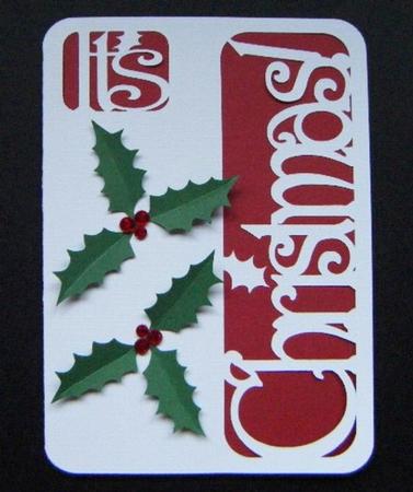 Its Christmas Card - / Scal3 / / / by Maureen Garrigan
