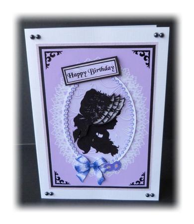 Lilac Lady-robo & Cameo by Maureen Garrigan