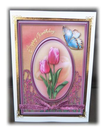 Cameo Tulips 5x7 by Maureen Garrigan