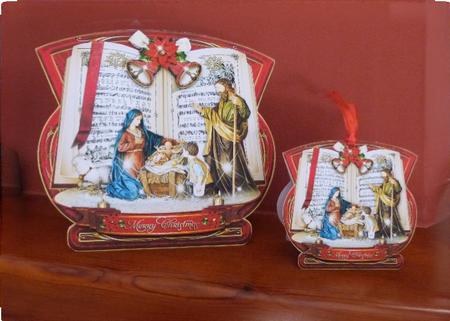 Nativity Scene Mini Card Kit by Maureen Garrigan