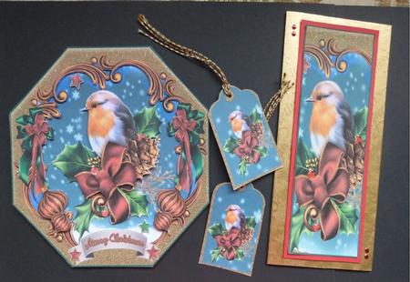 Mini Kit- Merry Christmas #1 by Maureen Garrigan