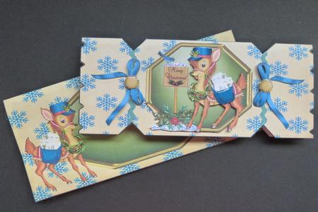Christmas Cracker Card Mini Kit by Maureen Garrigan