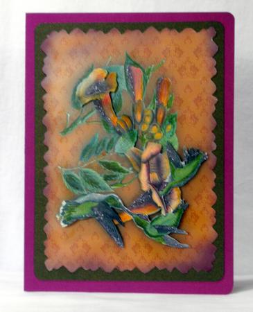 Vintage Birds 13, Hummingbirds by Maurine Tapscott