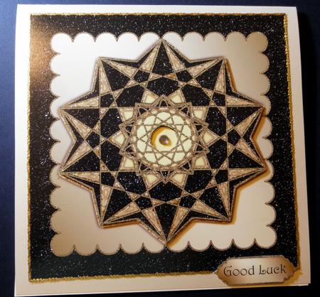 Birthday / Good Luck Medallion Topper 7 by Maurine Tapscott