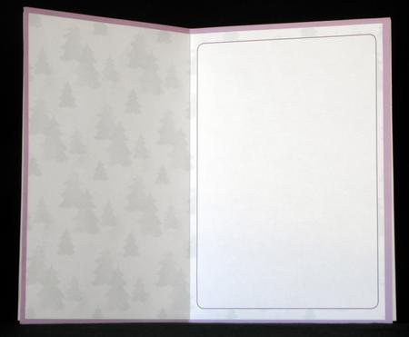 Christmas Insert in Purple by Maurine Tapscott
