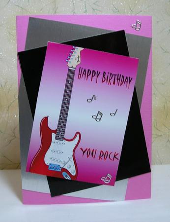 You Rock A5 Card Front by Maurine Tapscott